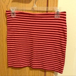 2/10! H&M Striped Skirt